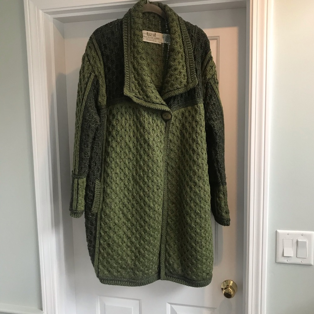 Aran Swearer Market Cardigan XL